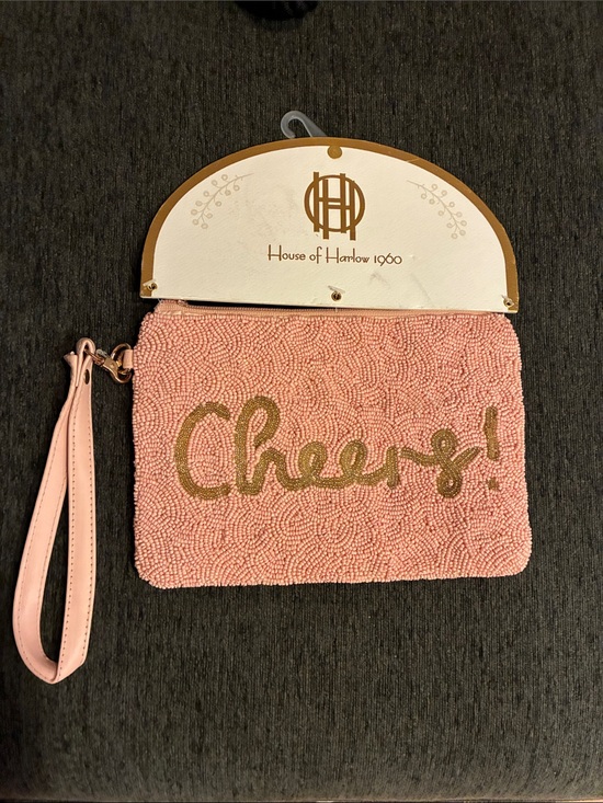 House of Harlow 1960 Handbags - Pink 'Cheers' Hooked Wristlet